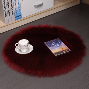 Hair Plush Carpet Floor Mats Household Floor Mats  Wool Round Bedroom Carpets