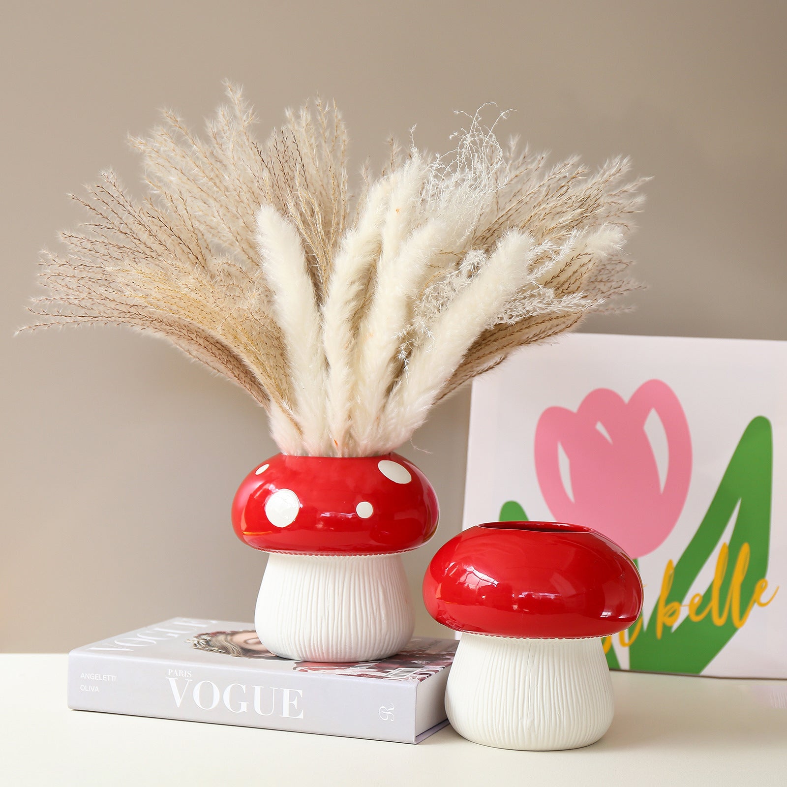 New Creative Mushroom Ceramic Vases