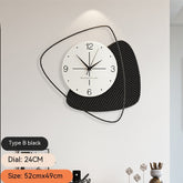 Art Decor Wall Clock Living Room Minimalist Clock