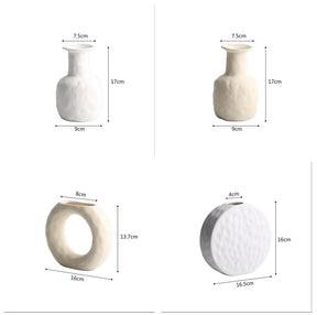 Scandinavian Style Simple Primitive Ceramics Vases Ornaments